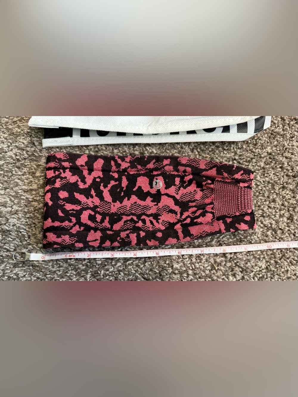 lululemon athletica Pink and Black Knit Headband - Picture 10 of 13